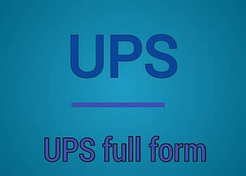 ups full form